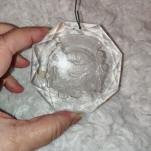 Vintage Life Savers 80 Delicious Years Acrylic Clear Commemorative Ornament